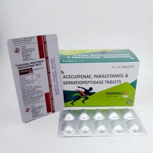 TEXFENAC SP ( Aceclofenac100mg + Paracetamol325mg + Serratiopeptidase15mg